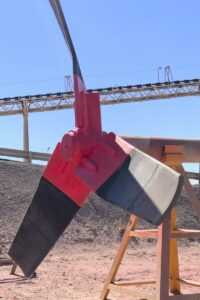 Polyurea Coating on an Agitator Blade