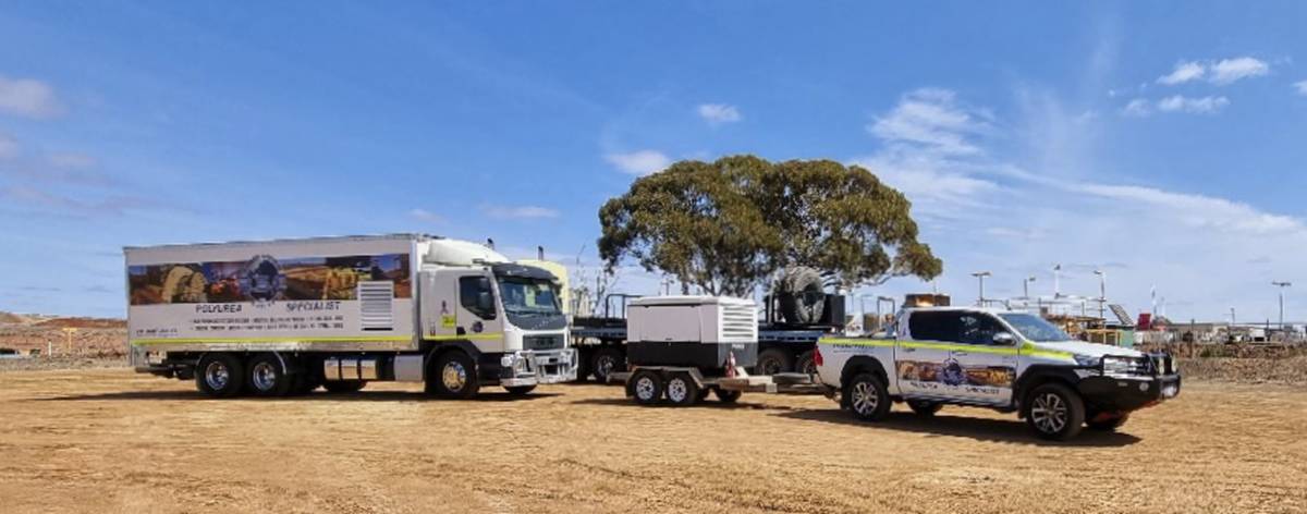 Mobile Abrasive Blasting and Polyurea Spraying Rig - Western Australia